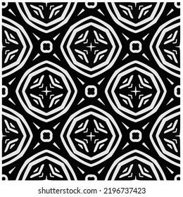 Design seamless monochrome geometric pattern. Abstract background. Vector art.Perfect for site backdrop, wrapping paper, wallpaper, textile and surface design. 
