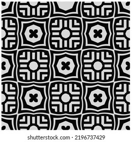Diseño de un patrón geométrico monocromo sin fisuras. Antecedentes abstractos. Arte vectorial.Perfecto para el fondo del sitio, papel envolvente, papel tapiz, textil y diseño de superficie. 
