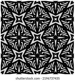 Design seamless monochrome geometric pattern. Abstract background. Vector art.Perfect for site backdrop, wrapping paper, wallpaper, textile and surface design. 
