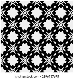 Design seamless monochrome geometric pattern. Abstract background. Vector art.Perfect for site backdrop, wrapping paper, wallpaper, textile and surface design. 

