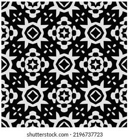 Design seamless monochrome geometric pattern. Abstract background. Vector art.Perfect for site backdrop, wrapping paper, wallpaper, textile and surface design. 
