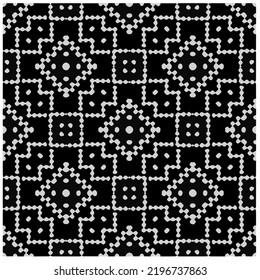 
Design seamless monochrome geometric pattern. Abstract background. Vector art.Perfect for site backdrop, wrapping paper, wallpaper, textile and surface design. 