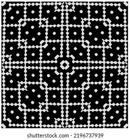 
Design seamless monochrome geometric pattern. Abstract background. Vector art.Perfect for site backdrop, wrapping paper, wallpaper, textile and surface design. 
