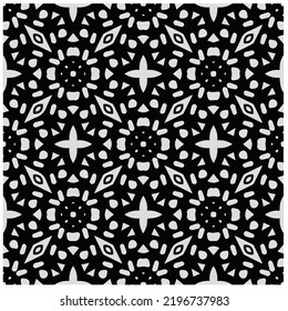 Entwurf nahtloser monochromer geometrischer Muster. Abstrakter Hintergrund. Vector art.Perfekt für Website-Hintergrund, Wickelpapier, Tapete, Textil und Oberflächendesign. 
