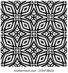 
Design seamless monochrome geometric pattern. Abstract background. Vector art.Perfect for site backdrop, wrapping paper, wallpaper, textile and surface design. 