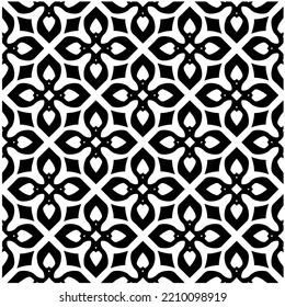 Design seamless monochrome geometric pattern. Abstract background. Vector art.Perfect for site backdrop, wrapping paper, wallpaper, textile and surface design. 