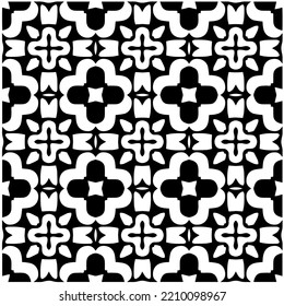 Design seamless monochrome geometric pattern. Abstract background. Vector art.Perfect for site backdrop, wrapping paper, wallpaper, textile and surface design. 