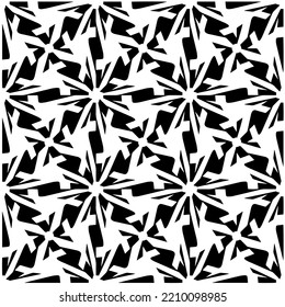 Design seamless monochrome geometric pattern. Abstract background. Vector art.Perfect for site backdrop, wrapping paper, wallpaper, textile and surface design. 