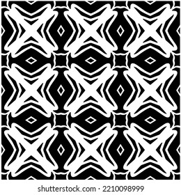 Design seamless monochrome geometric pattern. Abstract background. Vector art.Perfect for site backdrop, wrapping paper, wallpaper, textile and surface design. 