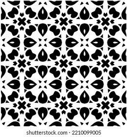 Entwurf nahtloser monochromer geometrischer Muster. Abstrakter Hintergrund. Vector art.Perfekt für Website-Hintergrund, Wickelpapier, Tapete, Textil und Oberflächendesign. 