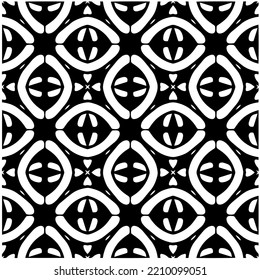 Design seamless monochrome geometric pattern. Abstract background. Vector art.Perfect for site backdrop, wrapping paper, wallpaper, textile and surface design. 