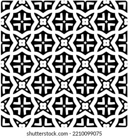 Diseño de un patrón geométrico monocromo sin fisuras. Antecedentes abstractos. Arte vectorial.Perfecto para el fondo del sitio, papel envolvente, papel tapiz, textil y diseño de superficie. 