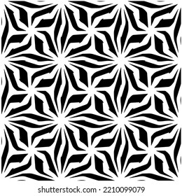 Design seamless monochrome geometric pattern. Abstract background. Vector art.Perfect for site backdrop, wrapping paper, wallpaper, textile and surface design. 