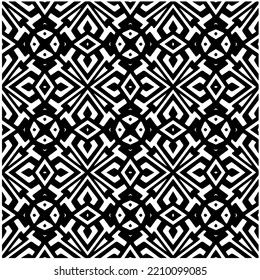 Design seamless monochrome geometric pattern. Abstract background. Vector art.Perfect for site backdrop, wrapping paper, wallpaper, textile and surface design. 
