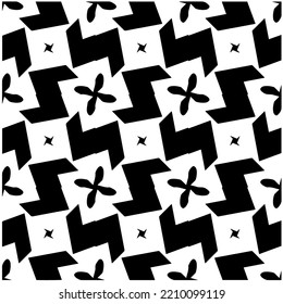 Diseño de un patrón geométrico monocromo sin fisuras. Antecedentes abstractos. Arte vectorial.Perfecto para el fondo del sitio, papel envolvente, papel tapiz, textil y diseño de superficie. 