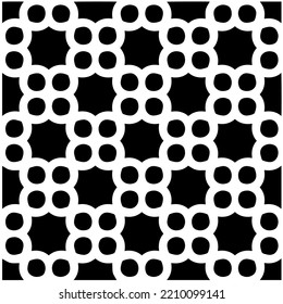 Design seamless monochrome geometric pattern. Abstract background. Vector art.Perfect for site backdrop, wrapping paper, wallpaper, textile and surface design. 