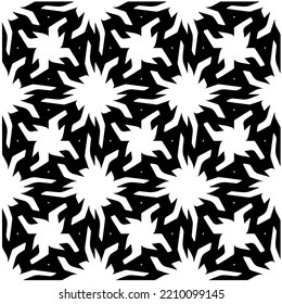 Design seamless monochrome geometric pattern. Abstract background. Vector art.Perfect for site backdrop, wrapping paper, wallpaper, textile and surface design. 