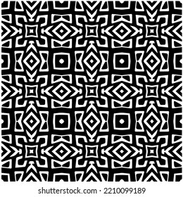 Diseño de un patrón geométrico monocromo sin fisuras. Antecedentes abstractos. Arte vectorial.Perfecto para el fondo del sitio, papel envolvente, papel tapiz, textil y diseño de superficie. 