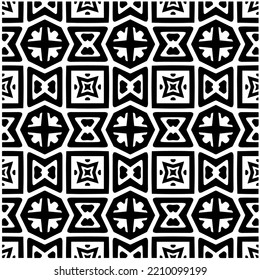 Diseño de un patrón geométrico monocromo sin fisuras. Antecedentes abstractos. Arte vectorial.Perfecto para el fondo del sitio, papel envolvente, papel tapiz, textil y diseño de superficie. 