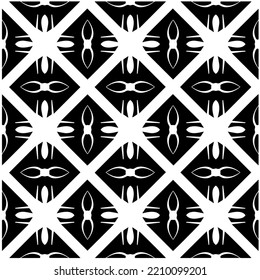Design seamless monochrome geometric pattern. Abstract background. Vector art.Perfect for site backdrop, wrapping paper, wallpaper, textile and surface design. 