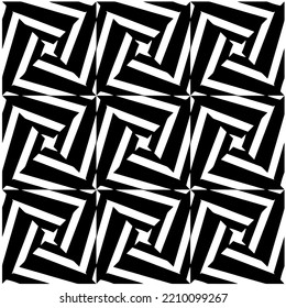 Diseño de un patrón geométrico monocromo sin fisuras. Antecedentes abstractos. Arte vectorial.Perfecto para el fondo del sitio, papel envolvente, papel tapiz, textil y diseño de superficie. 