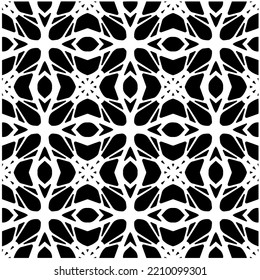 Design seamless monochrome geometric pattern. Abstract background. Vector art.Perfect for site backdrop, wrapping paper, wallpaper, textile and surface design. 