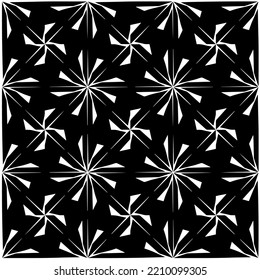 Design seamless monochrome geometric pattern. Abstract background. Vector art.Perfect for site backdrop, wrapping paper, wallpaper, textile and surface design. 