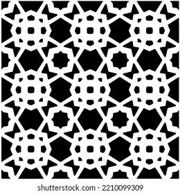 Diseño de un patrón geométrico monocromo sin fisuras. Antecedentes abstractos. Arte vectorial.Perfecto para el fondo del sitio, papel envolvente, papel tapiz, textil y diseño de superficie. 