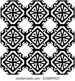Design seamless monochrome geometric pattern. Abstract background. Vector art.Perfect for site backdrop, wrapping paper, wallpaper, textile and surface design. 
