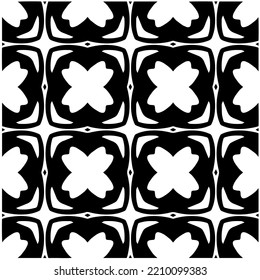 Diseño de un patrón geométrico monocromo sin fisuras. Antecedentes abstractos. Arte vectorial.Perfecto para el fondo del sitio, papel envolvente, papel tapiz, textil y diseño de superficie. 