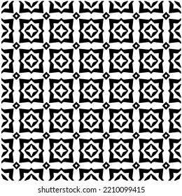 Diseño de un patrón geométrico monocromo sin fisuras. Antecedentes abstractos. Arte vectorial.Perfecto para el fondo del sitio, papel envolvente, papel tapiz, textil y diseño de superficie. 