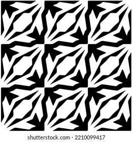 Design seamless monochrome geometric pattern. Abstract background. Vector art.Perfect for site backdrop, wrapping paper, wallpaper, textile and surface design. 