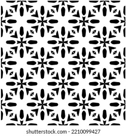 Design seamless monochrome geometric pattern. Abstract background. Vector art.Perfect for site backdrop, wrapping paper, wallpaper, textile and surface design. 