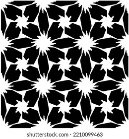 Design seamless monochrome geometric pattern. Abstract background. Vector art.Perfect for site backdrop, wrapping paper, wallpaper, textile and surface design. 