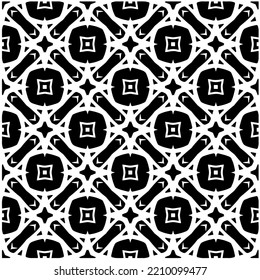 Entwurf nahtloser monochromer geometrischer Muster. Abstrakter Hintergrund. Vector art.Perfekt für Website-Hintergrund, Wickelpapier, Tapete, Textil und Oberflächendesign. 