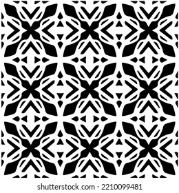 Design seamless monochrome geometric pattern. Abstract background. Vector art.Perfect for site backdrop, wrapping paper, wallpaper, textile and surface design. 