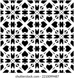 Entwurf nahtloser monochromer geometrischer Muster. Abstrakter Hintergrund. Vector art.Perfekt für Website-Hintergrund, Wickelpapier, Tapete, Textil und Oberflächendesign. 