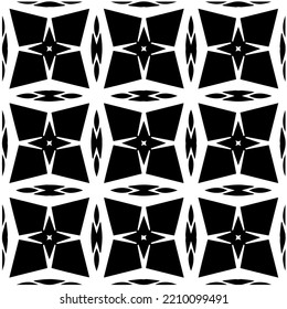 Design seamless monochrome geometric pattern. Abstract background. Vector art.Perfect for site backdrop, wrapping paper, wallpaper, textile and surface design. 