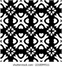 Design seamless monochrome geometric pattern. Abstract background. Vector art.Perfect for site backdrop, wrapping paper, wallpaper, textile and surface design. 