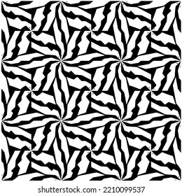 Design seamless monochrome geometric pattern. Abstract background. Vector art.Perfect for site backdrop, wrapping paper, wallpaper, textile and surface design. 