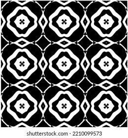 Design seamless monochrome geometric pattern. Abstract background. Vector art.Perfect for site backdrop, wrapping paper, wallpaper, textile and surface design. 