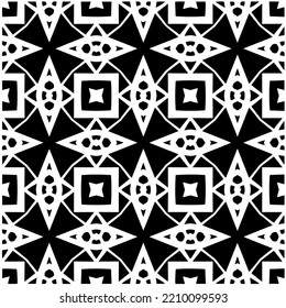 Design seamless monochrome geometric pattern. Abstract background. Vector art.Perfect for site backdrop, wrapping paper, wallpaper, textile and surface design. 