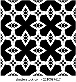 Design seamless monochrome geometric pattern. Abstract background. Vector art.Perfect for site backdrop, wrapping paper, wallpaper, textile and surface design. 