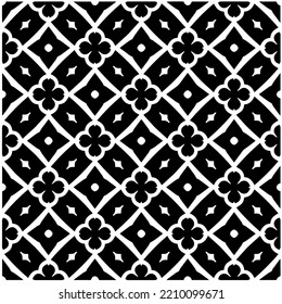 Design seamless monochrome geometric pattern. Abstract background. Vector art.Perfect for site backdrop, wrapping paper, wallpaper, textile and surface design. 