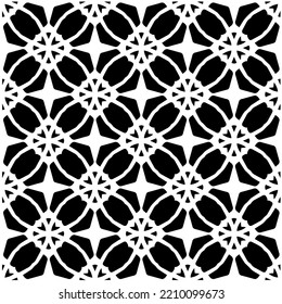 Design seamless monochrome geometric pattern. Abstract background. Vector art.Perfect for site backdrop, wrapping paper, wallpaper, textile and surface design. 