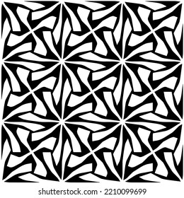 Design seamless monochrome geometric pattern. Abstract background. Vector art.Perfect for site backdrop, wrapping paper, wallpaper, textile and surface design. 