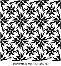 Design seamless monochrome geometric pattern. Abstract background. Vector art.Perfect for site backdrop, wrapping paper, wallpaper, textile and surface design. 