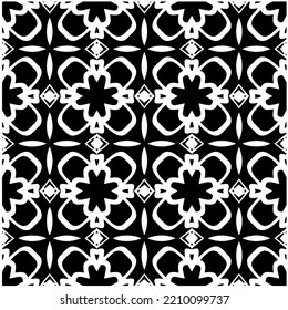 Diseño de un patrón geométrico monocromo sin fisuras. Antecedentes abstractos. Arte vectorial.Perfecto para el fondo del sitio, papel envolvente, papel tapiz, textil y diseño de superficie. 