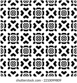Diseño de un patrón geométrico monocromo sin fisuras. Antecedentes abstractos. Arte vectorial.Perfecto para el fondo del sitio, papel envolvente, papel tapiz, textil y diseño de superficie. 