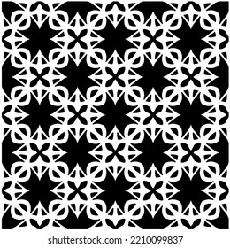 Design seamless monochrome geometric pattern. Abstract background. Vector art.Perfect for site backdrop, wrapping paper, wallpaper, textile and surface design. 